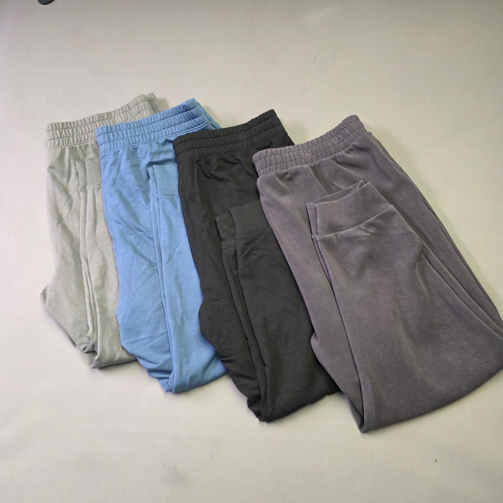 4 Joggers 3 Athletic Works& 1 Avia Womens XL 16-18 Gray Blue Charcoal Purple